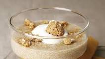 Amaranth Pudding with Amaretto Cream Amaranth Pudding with Amaretto Cream