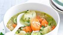 Chunky vegetable & brown rice soup Chunky vegetable & brown rice soup