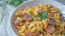 Macaroni and Cheese Hot Dog Skillet Macaroni and Cheese Hot Dog Skillet