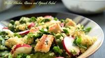 Grilled Chicken, Quinoa and Spinach Salad Grilled Chicken, Quinoa and Spinach Salad