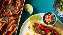 Sheet-Pan Chicken Fajitas Sheet-Pan Chicken Fajitas
