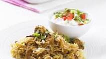 Low-fat chicken biryani Low-fat chicken biryani