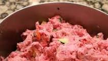 Super Fast Basic RAW Meat Veggies Recipe Dog's Love! Super Fast Basic RAW Meat Veggies Recipe Dog's Love!