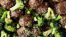 Meatball Beef and Broccoli Meatball Beef and Broccoli