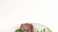 Pan-Seared Steak with Salsa Verde Pan-Seared Steak with Salsa Verde