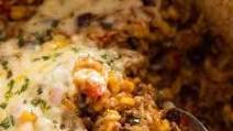 Mexican Ground Beef Casserole with Rice (Beef mince!) Mexican Ground Beef Casserole with Rice (Beef mince!)