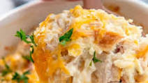 Loaded KETO Chicken Cauliflower Rice Casserole Loaded KETO Chicken Cauliflower Rice Casserole