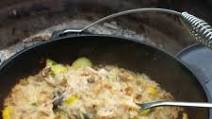 Chicken And Squash Dutch Oven Casserole Over Campfire Chicken And Squash Dutch Oven Casserole Over Campfire