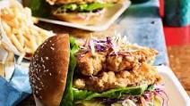 Buttermilk fried chicken burger Buttermilk fried chicken burger
