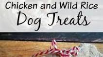 Homemade Chicken and Wild Rice Dog Treats Homemade Chicken and Wild Rice Dog Treats