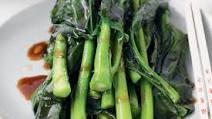 Chinese broccoli with oyster sauce Chinese broccoli with oyster sauce