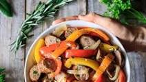 Low Carb Italian Sausage, Peppers, and Onions Low Carb Italian Sausage, Peppers, and Onions