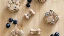 Homemade Frozen Banana Blueberry Dog Treats Homemade Frozen Banana Blueberry Dog Treats