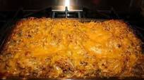 Southern style baked spaghetti Southern style baked spaghetti