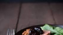 Duck Breast with Seared Foie Gras and Balsamic Cherries Duck Breast with Seared Foie Gras and Balsamic Cherries