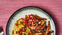 Creamy Chicken Korma With Nigella Seed Chips Creamy Chicken Korma With Nigella Seed Chips