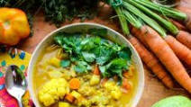 Curried Mung Bean Vegetable Soup Curried Mung Bean Vegetable Soup