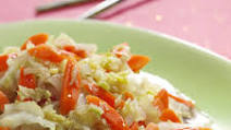 Napa Cabbage & Carrots with Rice Wine-Oyster Sauce Napa Cabbage & Carrots with Rice Wine-Oyster Sauce