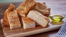 Roasted garlic and Parmesan focaccia Roasted garlic and Parmesan focaccia
