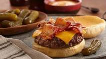 Worcestershire Pub Bacon Cheeseburgers Worcestershire Pub Bacon Cheeseburgers