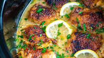 Ultimate Slow Cooker Lemon Chicken Thighs Ultimate Slow Cooker Lemon Chicken Thighs