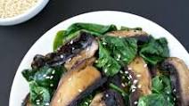 Sautéed Portobello Mushrooms with Spinach Sautéed Portobello Mushrooms with Spinach