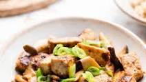Filipino Crispy Tofu and Mushroom Adobo Filipino Crispy Tofu and Mushroom Adobo