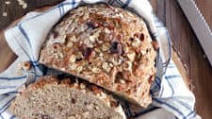 No-Knead Hazelnut Oat Breakfast Bread No-Knead Hazelnut Oat Breakfast Bread
