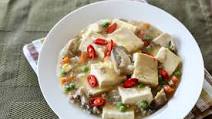 Soft Tofu, Mince and Peas Soft Tofu, Mince and Peas