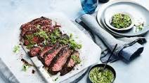 Colin Fassnidge's skirt steak with salsa verde Colin Fassnidge's skirt steak with salsa verde