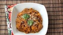 Indian-Spiced Butternut Squash Mash with Toasted Coconut (Gluten-free + Vegan) Indian-Spiced Butternut Squash Mash with Toasted Coconut (Gluten-free + Vegan)