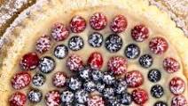 Almond Sponge Cake with Italian Cream Almond Sponge Cake with Italian Cream