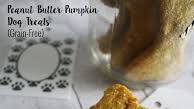Grain-Free Peanut Butter Pumpkin Dog Treats Grain-Free Peanut Butter Pumpkin Dog Treats