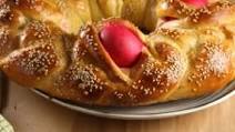 Lambropsomo – Greek Easter Bread #BreadBakers Lambropsomo – Greek Easter Bread #BreadBakers
