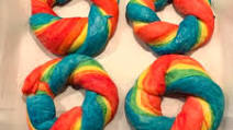 Colorful Rainbow Bagels (Paul Hollywood’s Recipe) Colorful Rainbow Bagels (Paul Hollywood’s Recipe)