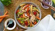 Rainbow Chicken Stir Fry (彩虹鸡炒) Rainbow Chicken Stir Fry (彩虹鸡炒)