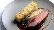 Duck breast with chicory and potato dauphinoise Duck breast with chicory and potato dauphinoise