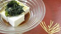 Chilled Tofu with Wakame Chilled Tofu with Wakame