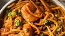 10 Minute Spicy Shrimp Lo Mein 10 Minute Spicy Shrimp Lo Mein