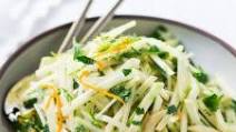 Kohlrabi Slaw with Cilantro, Jalapeño and Lime Kohlrabi Slaw with Cilantro, Jalapeño and Lime