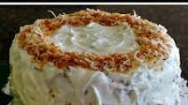 Italian Cream Cake with Toasted Coconut Italian Cream Cake with Toasted Coconut