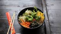 Vegetarian sushi bowl Vegetarian sushi bowl