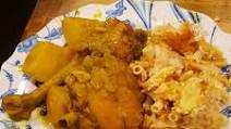 Curry Chicken and Macaroni Pie from Barbados Curry Chicken and Macaroni Pie from Barbados