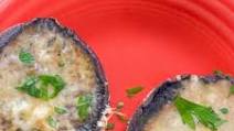 Cheese & Garlic Roasted Portobello Mushrooms Cheese & Garlic Roasted Portobello Mushrooms