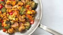 Vegan Sausage and Vegetable Skillet Vegan Sausage and Vegetable Skillet