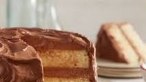 Yellow Butter Cake with Chocolate Buttercream - Gold Medal Flour Yellow Butter Cake with Chocolate Buttercream - Gold Medal Flour