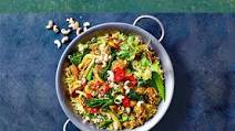Curried chicken with pilau rice Curried chicken with pilau rice