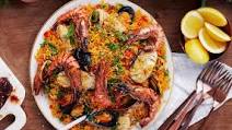 Festive Seafood Paella Festive Seafood Paella
