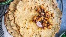 Dill Flavored Jowar/Sorghum Flatbread - Gluten-Free & Vegan Dill Flavored Jowar/Sorghum Flatbread - Gluten-Free & Vegan