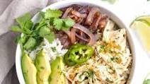 Slow Cooker Shredded Chicken Burrito Bowl Slow Cooker Shredded Chicken Burrito Bowl